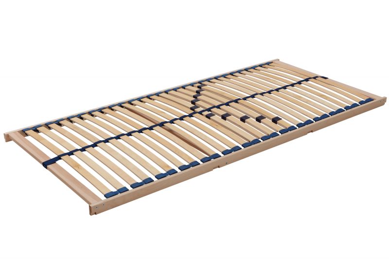 Starrer Lattenrost mit Massivholzrahmen, 200x120 cm, für optimalen Schlafkomfort und gute Belüftung.